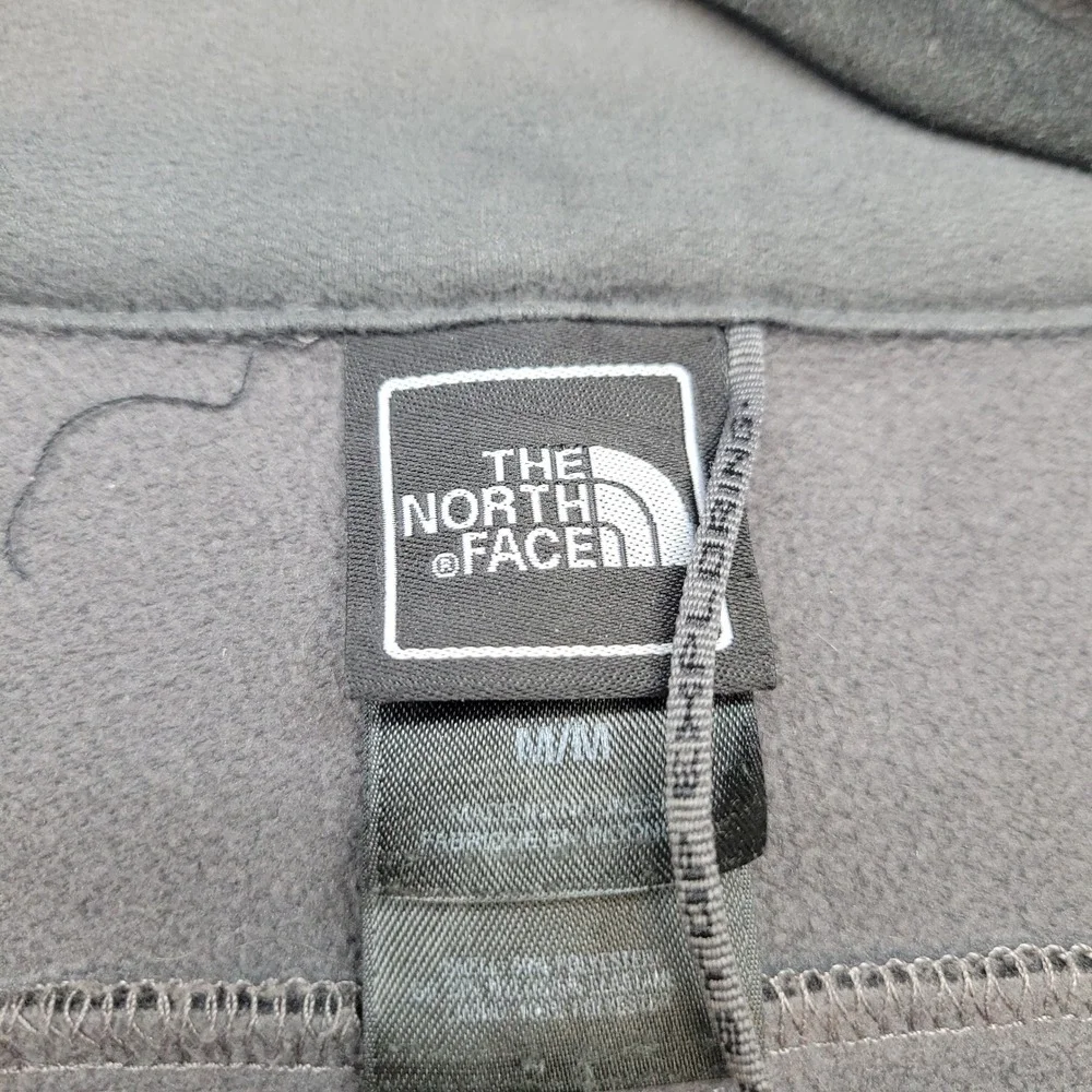The North Face Apex Bionic Jacket Mens M Black Softshell Windproof Fleece Lined